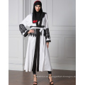 diseño de moda mujeres suaves musulmanes poliéster y encaje spandex de moda jilbab abaya